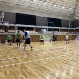 バスケをした。楽しかった！